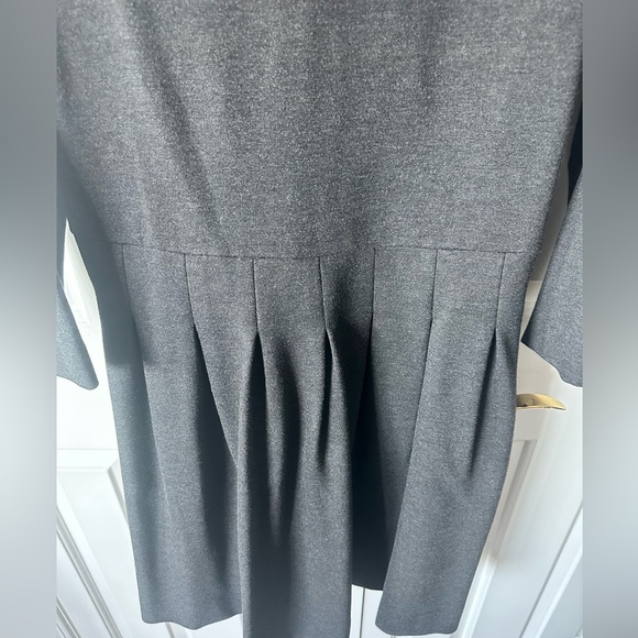 Rare Pink Tartan stretch skater dress. Dark Grey. Size M - Picture 2 of 5